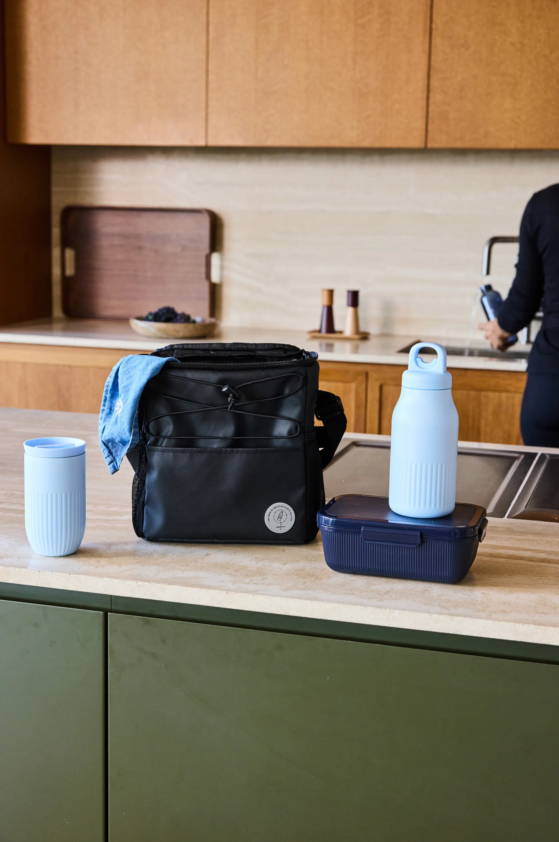 Boîte à déjeuner Tina 1,1 L, Bleu Sagaform