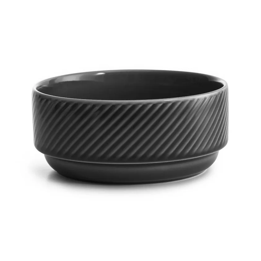 Bol creux Coffee & More 17 cm, Gris Sagaform