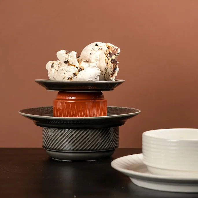 Bol creux Coffee & More 17 cm, Gris Sagaform