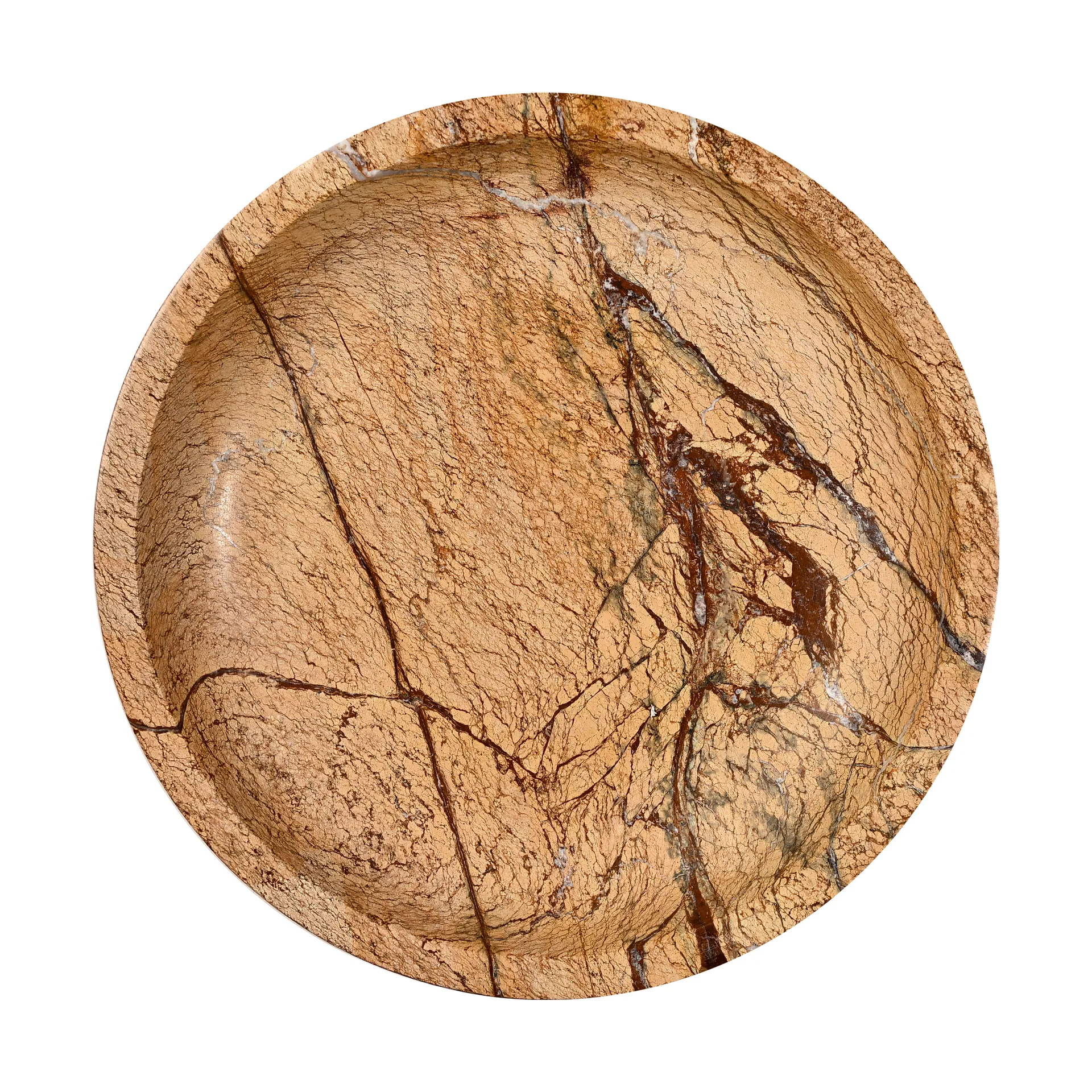 Bol en pierre grand Ø28 cm, Marbre forestier brun Sagaform