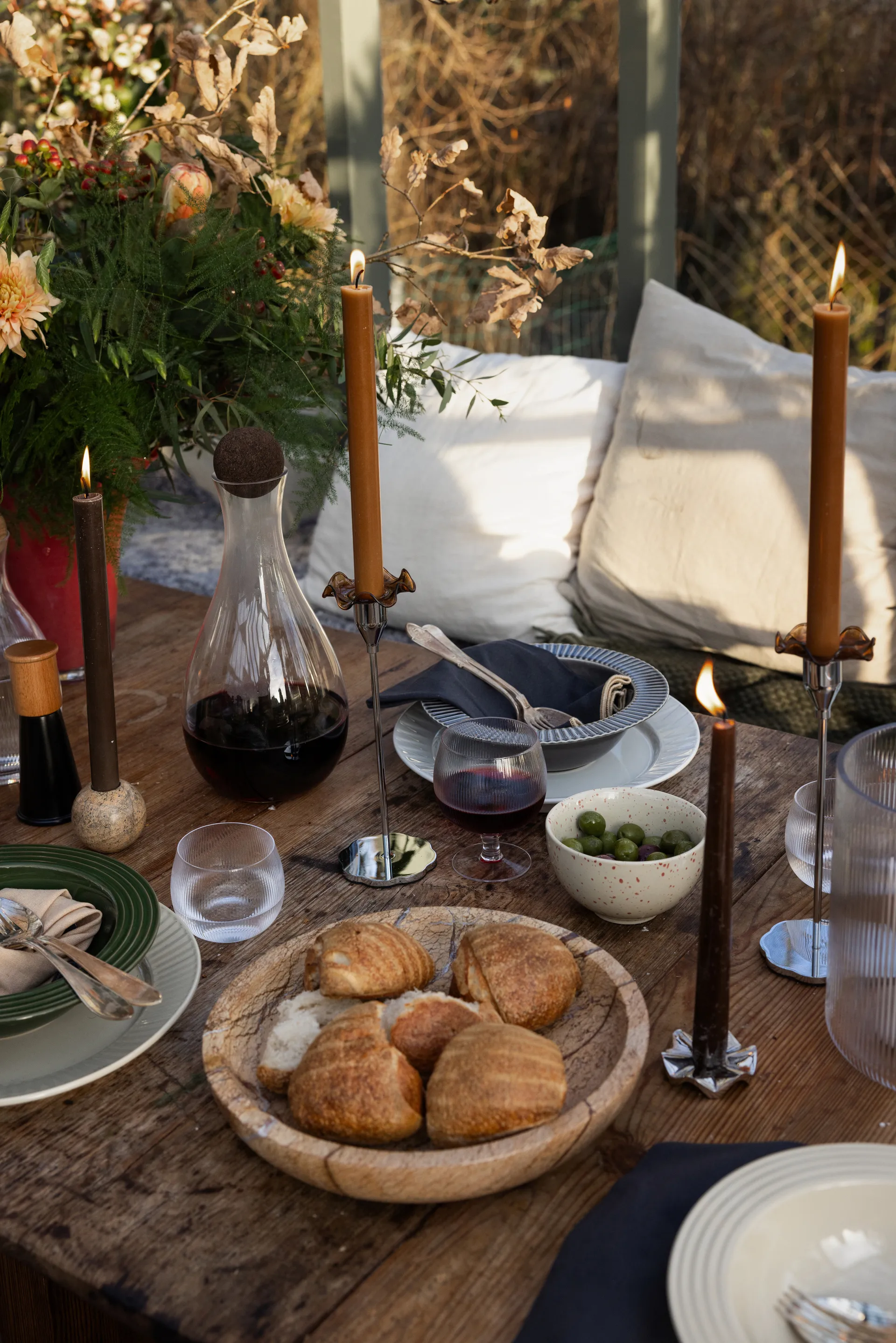 Bol en pierre grand Ø28 cm, Marbre forestier brun Sagaform