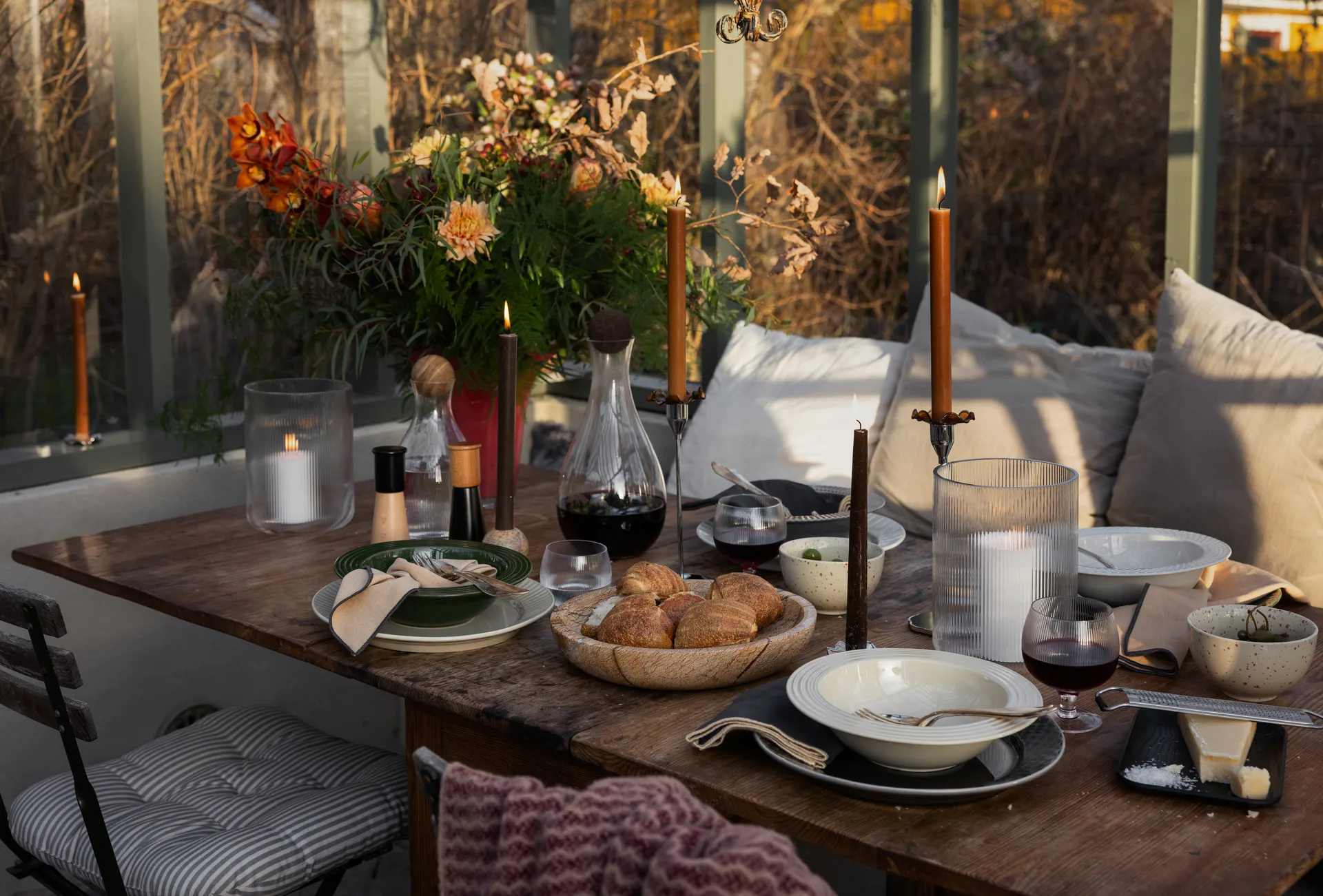 Bol en pierre grand Ø28 cm, Marbre forestier brun Sagaform