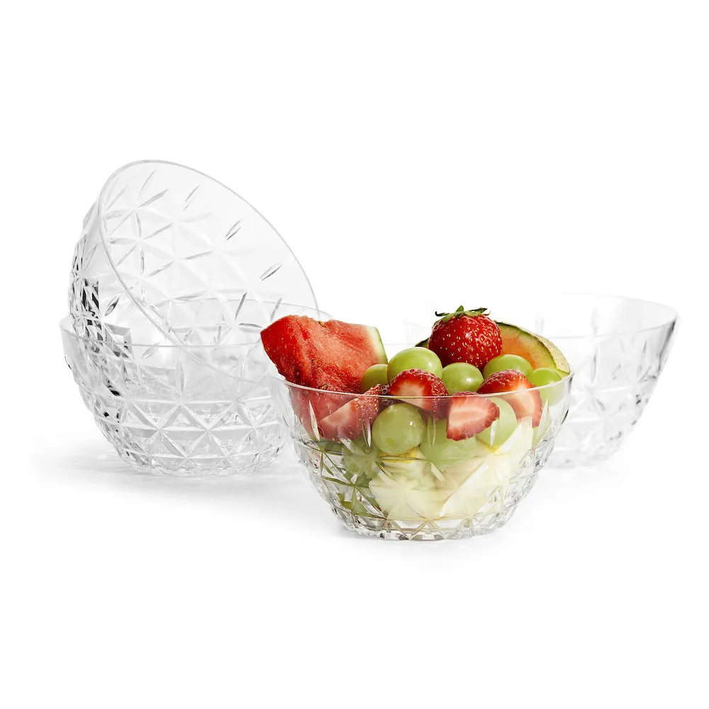 Bol Picknick Lot de 4, Transparent Sagaform