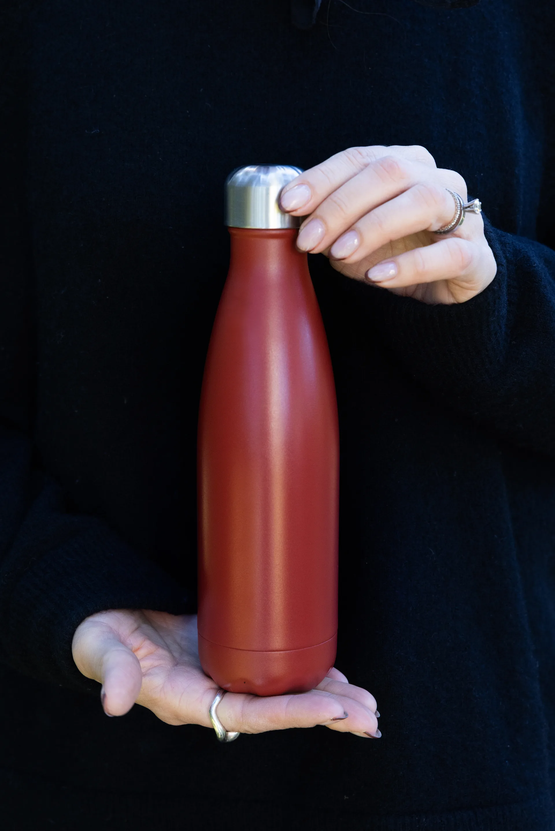 Bouteille en acier Nils 50 cl, Rouge Pantone Sagaform