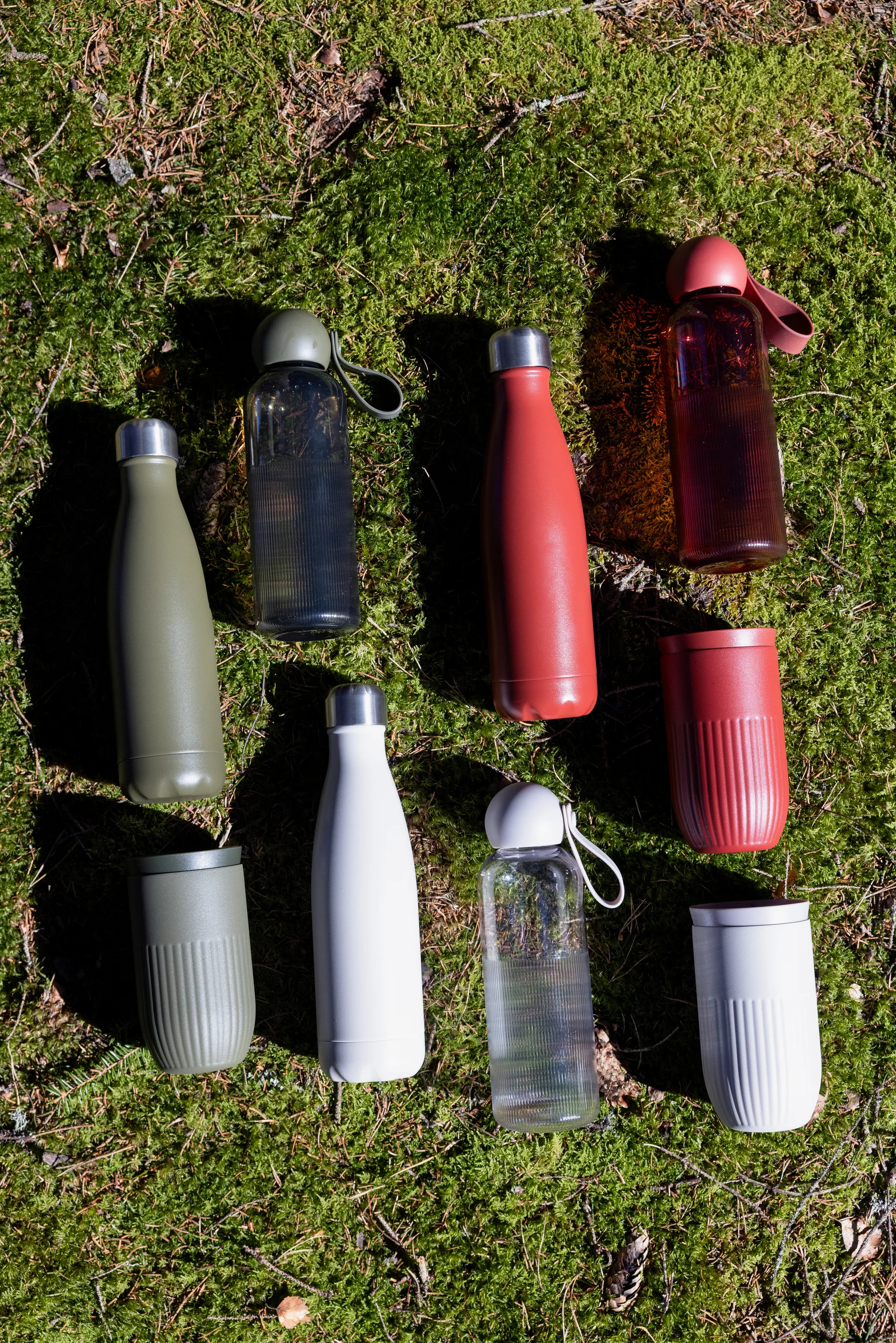 Bouteille en acier Nils 50 cl, Rouge Pantone Sagaform