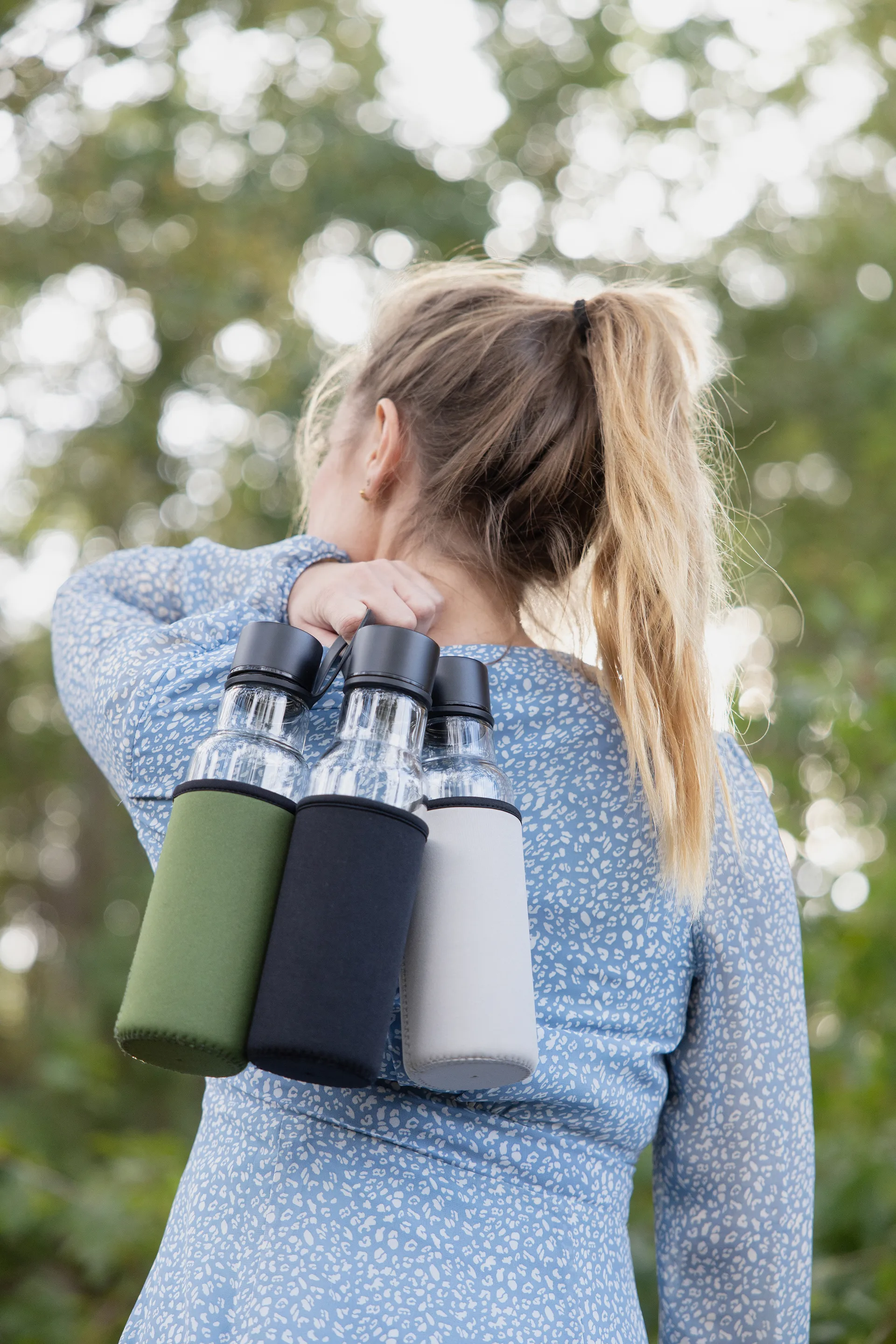 Bouteille en verre To Go 60 cl, Noir Sagaform