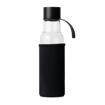 Bouteille en verre To Go 60 cl - Noir - Sagaform