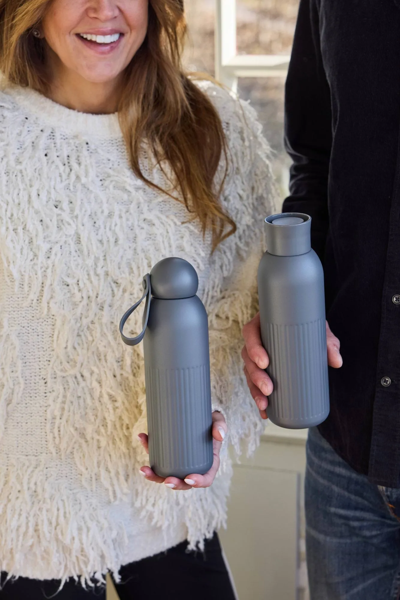 Bouteille isotherme Tekla, Gris Pantone Cool gray 10C, 50 cl Sagaform