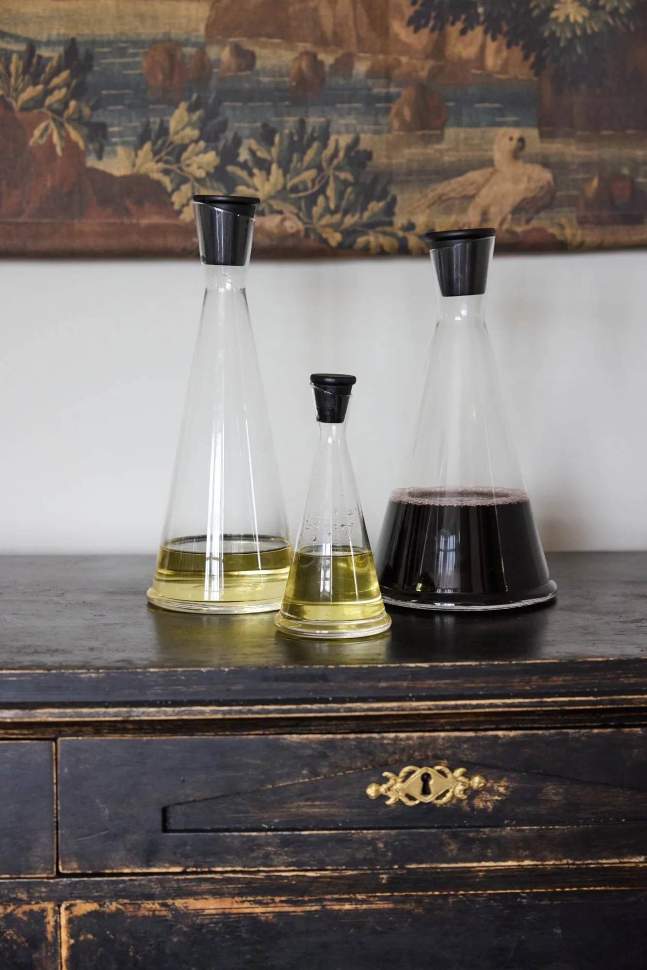 Carafe à vin Gurken, Transparent-noir, 1,6 L Sagaform