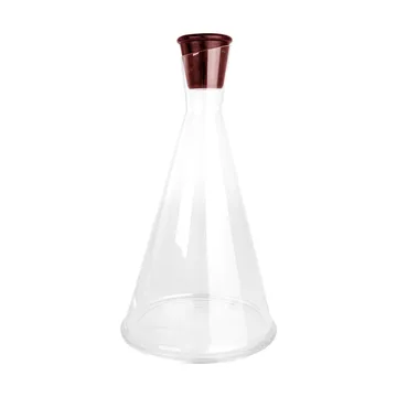 Carafe à vin Gurken - Transparent-rouge foncé, 1,6 L - Sagaform
