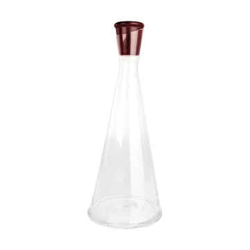 Carafe Gurken - Transparent-rouge foncé, 1,2 L - Sagaform