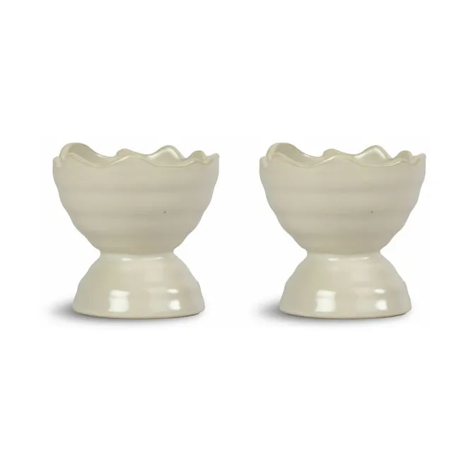 Coquetier Ellen lot de 2, Blanc Sagaform