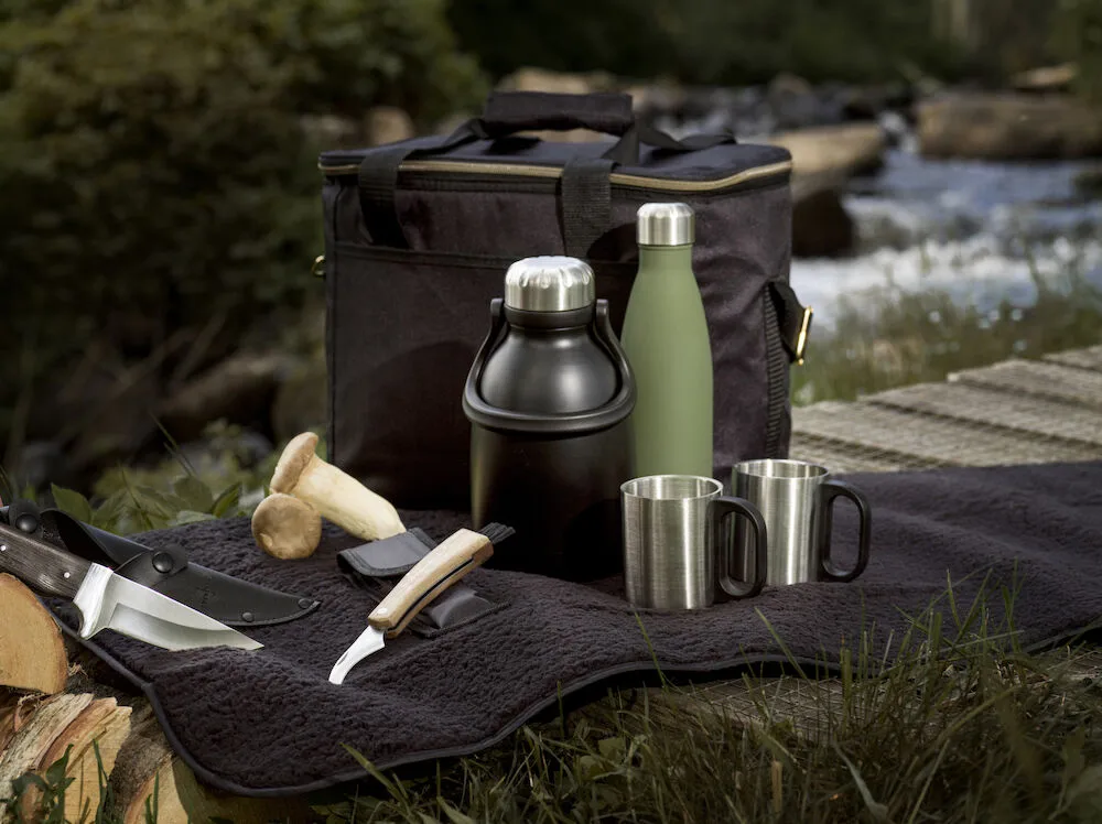 Couteau à champignon avec étui, Chêne Sagaform