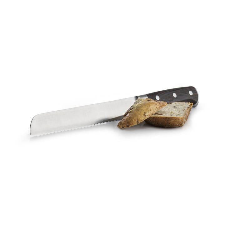 Couteau à pain Erik extra long  - Bois de wenge-acier inoxydable - Sagaform