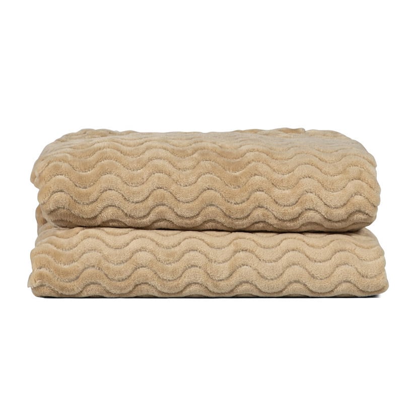 Sagaform Couverture en polaire Agnes Beige | Design Scandinave | Couvertures de bébé | Beige