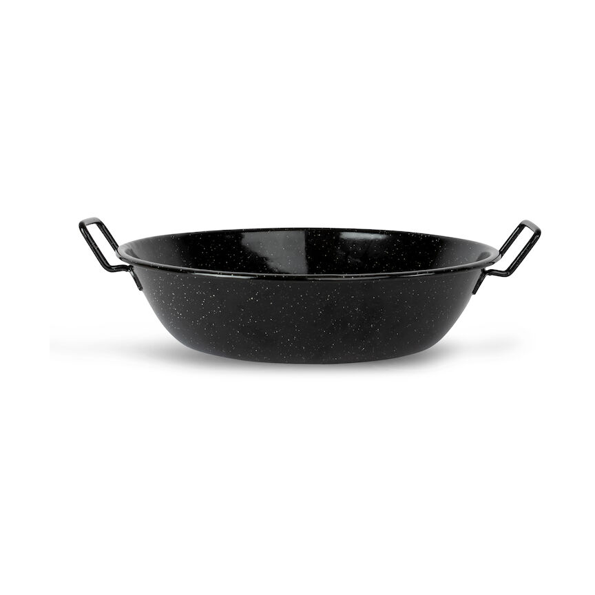 sagaform doris wok émaillé moyen ø31.5 cm noir