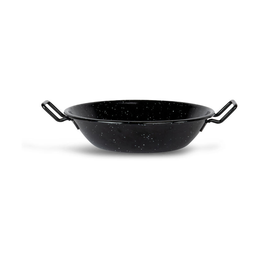 sagaform doris wok émaillé petit ø23.5 cm noir