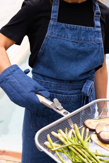 Gant de cuisine Aron denim 16x30 cm - Bleu - Sagaform