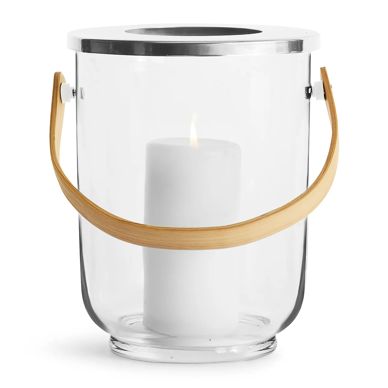 Lanterne avec poignée Nature, Chêne Sagaform