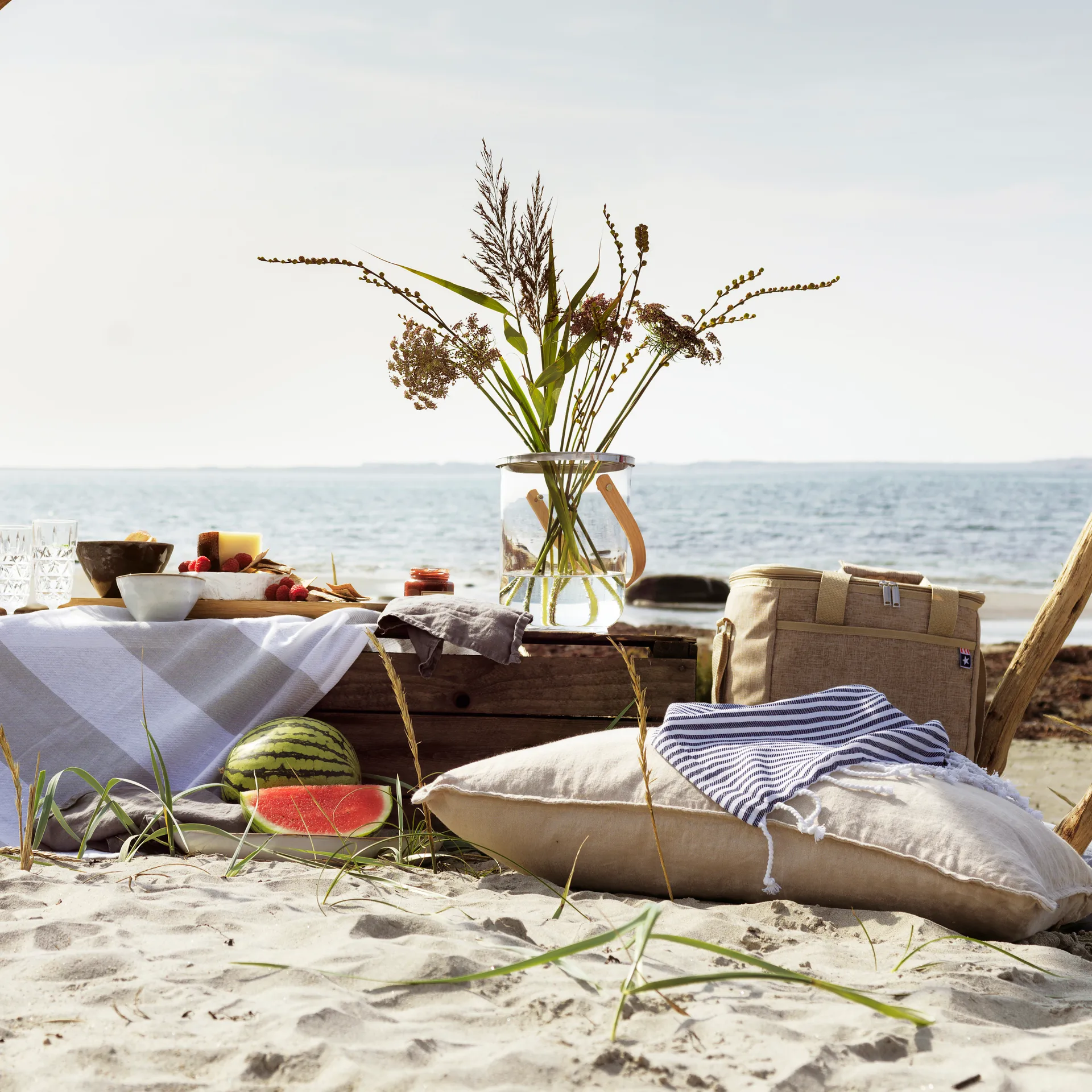 Lanterne avec poignée Nature, Chêne Sagaform