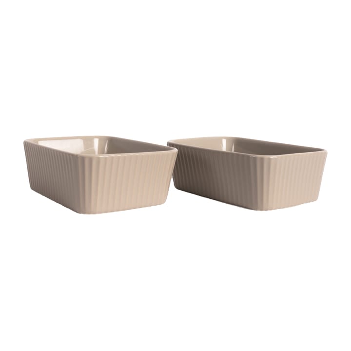 Mini plat à four Flora Lot de 2 - Beige - Sagaform