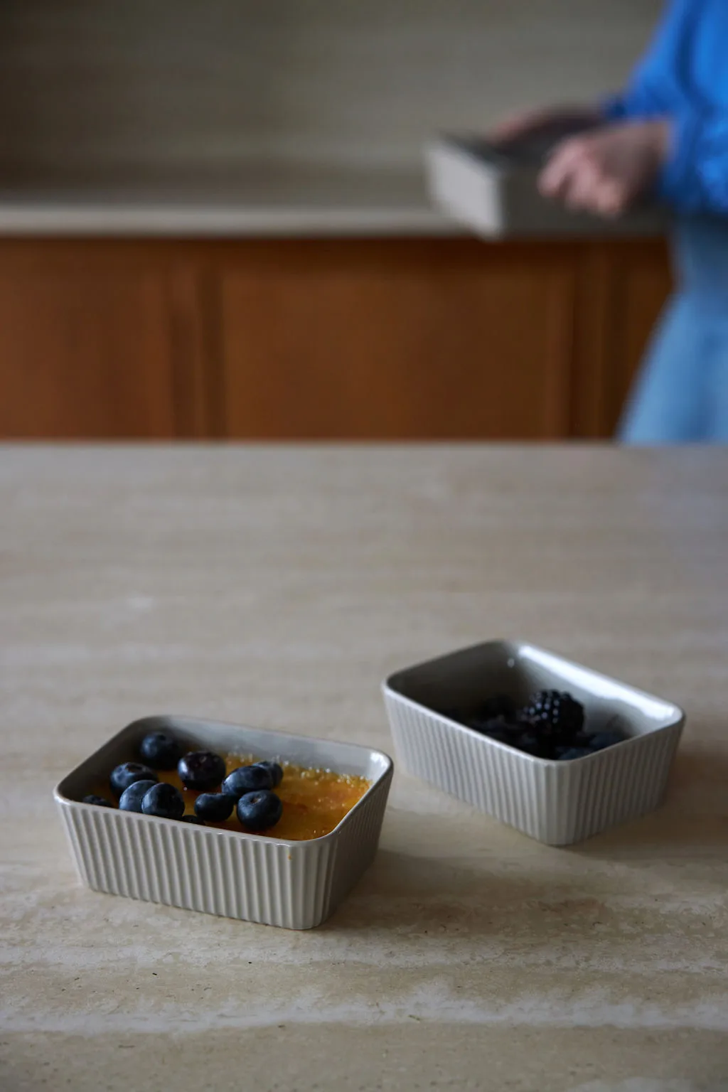 Mini plat à four Flora Lot de 2, Beige Sagaform