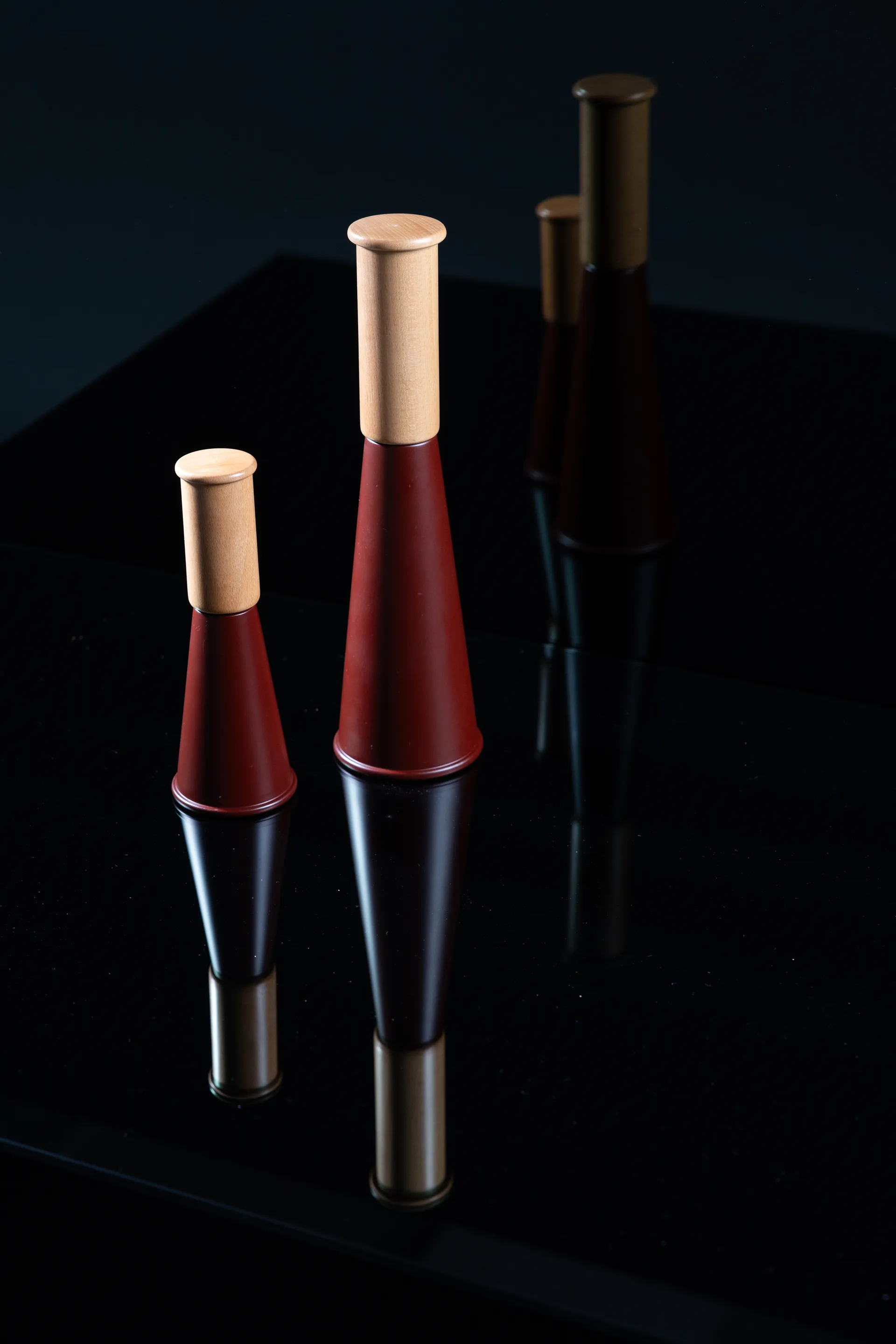 Moulin à sel et poivre Gurken grand 32 cm, Rouge-brun Sagaform