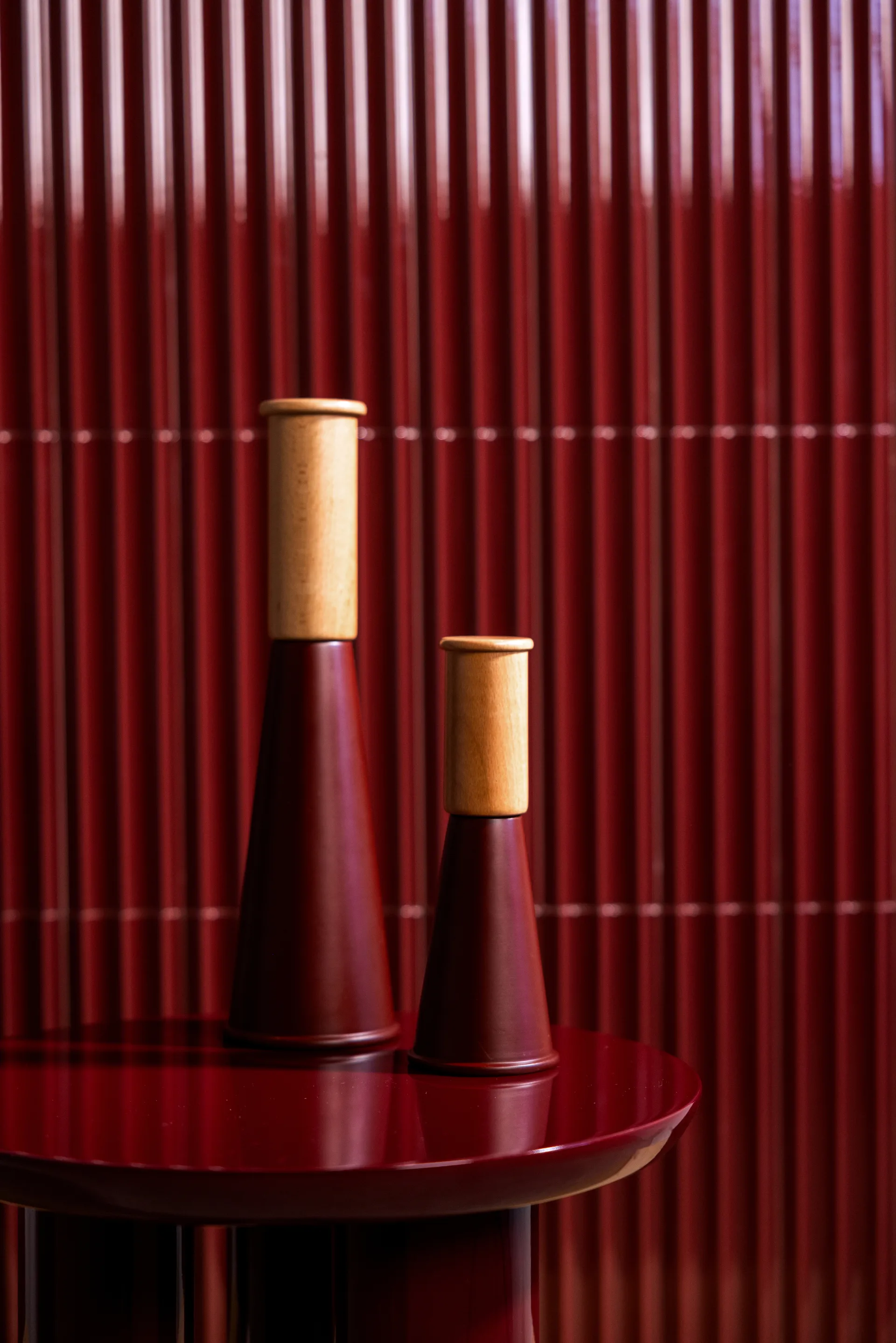 Moulin à sel et poivre Gurken medium 20,5 cm, Rouge-brun Sagaform