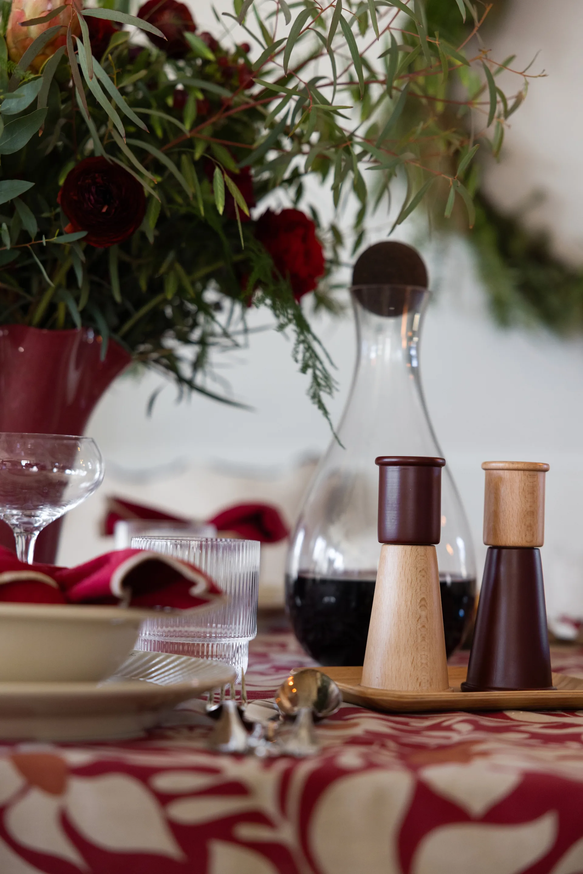 Moulin à sel et poivre Gurken petit, 2 pièces, Rouge-brun Sagaform