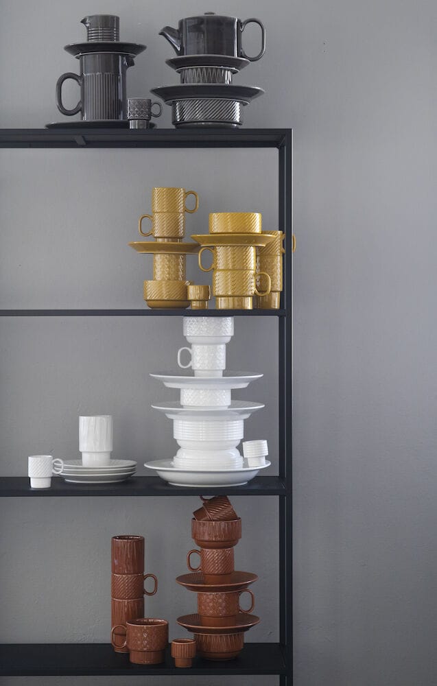 Mugs à thé Coffee & More lot de 2, Blanc Sagaform