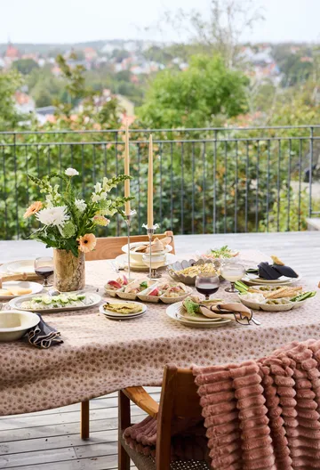 Nappe Edith 150x280 cm - Beige mixte - Sagaform