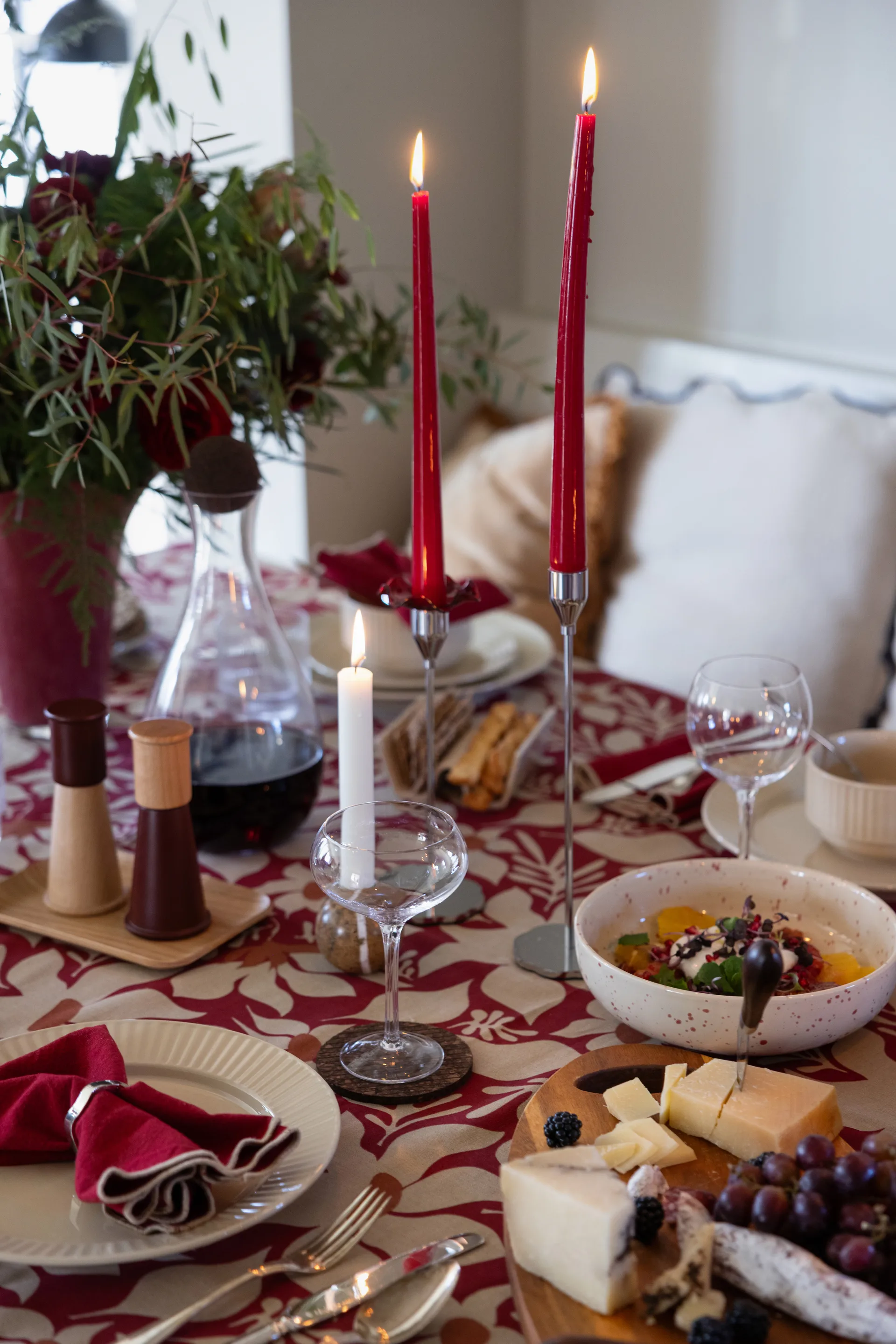 Nappe Edith 150x280 cm, Bordeaux Sagaform