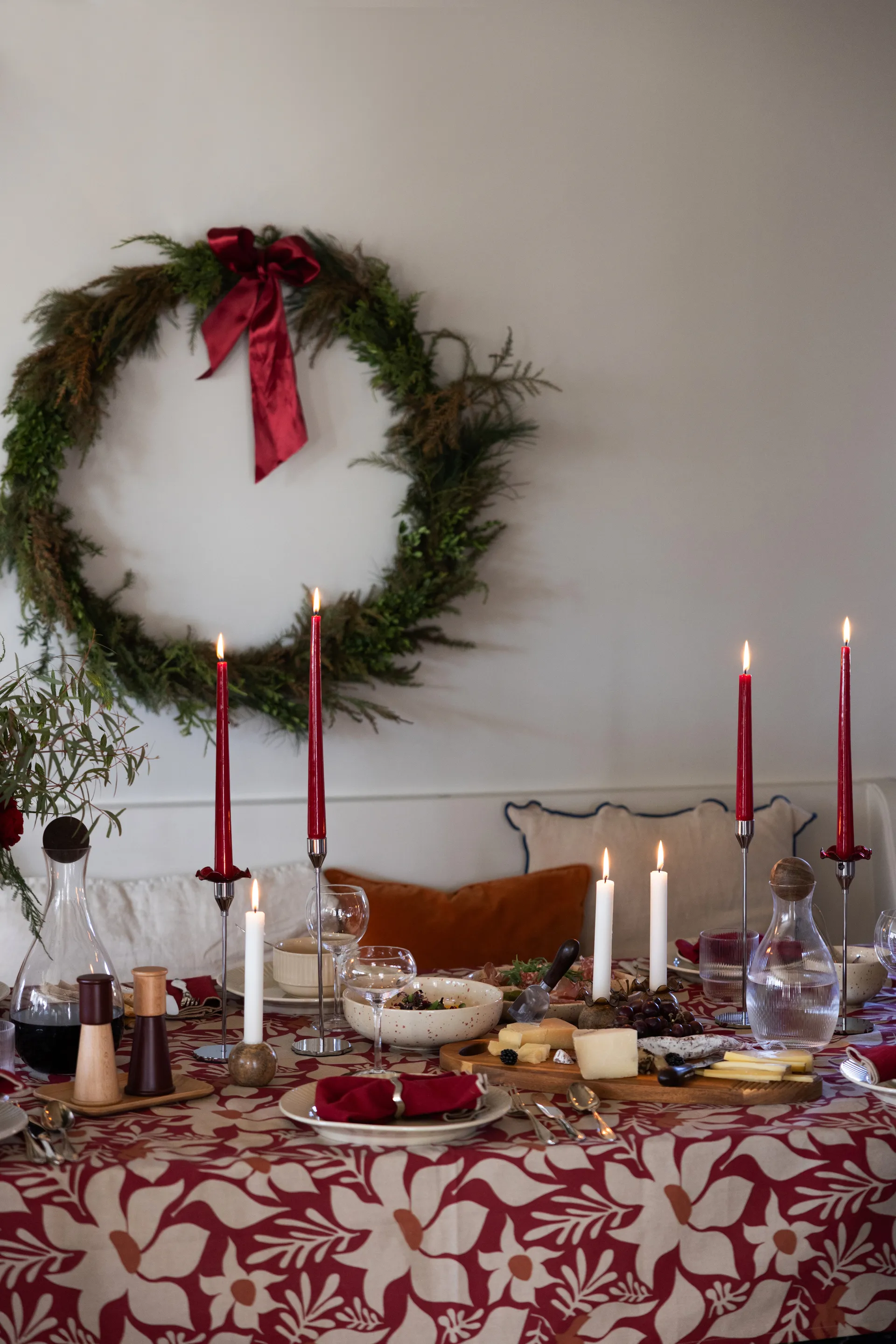 Nappe Edith 150x280 cm, Bordeaux Sagaform