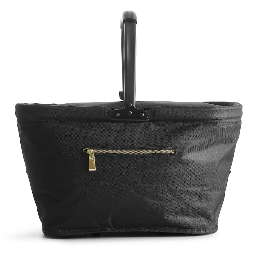 Panier glacière City, Noir-doré Sagaform