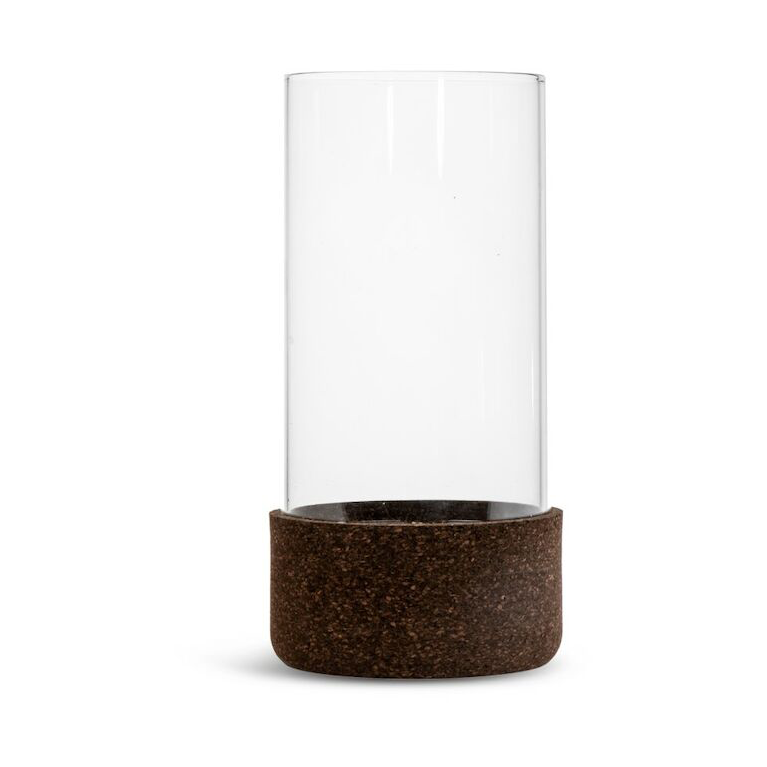 Sagaform Photophore Dante 12 cm Liège | Design Scandinave | Photophores | Marron