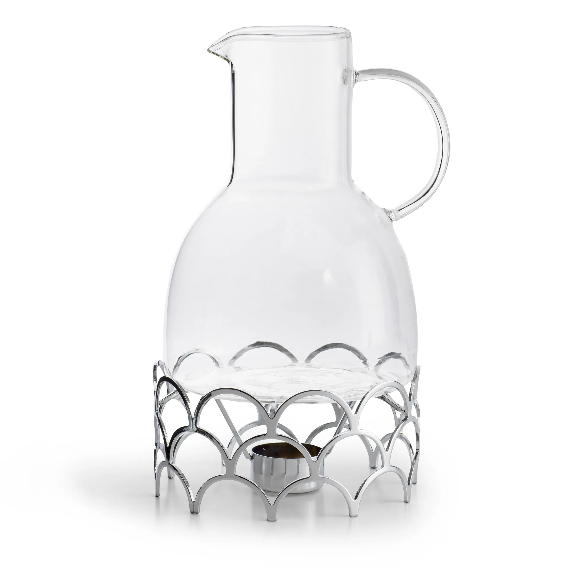 Pichet à vin chaud avec chauffe-plat Sagaform, Argenté Sagaform