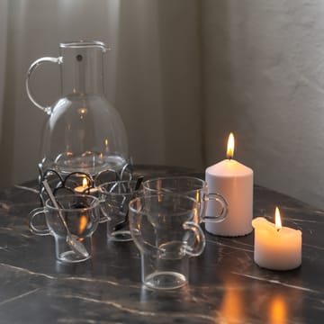 Pichet à vin chaud avec chauffe-plat Sagaform - Argenté - Sagaform