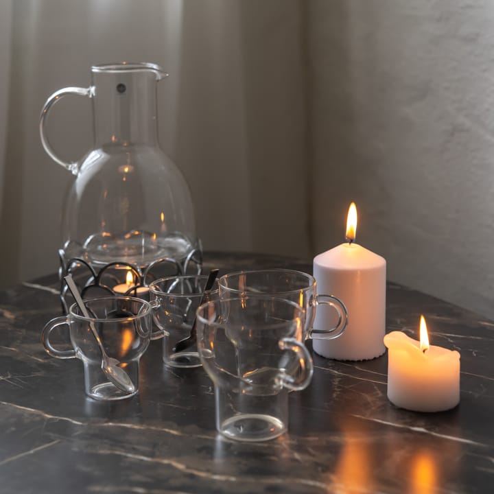 Pichet à vin chaud avec chauffe-plat Sagaform, Argenté Sagaform