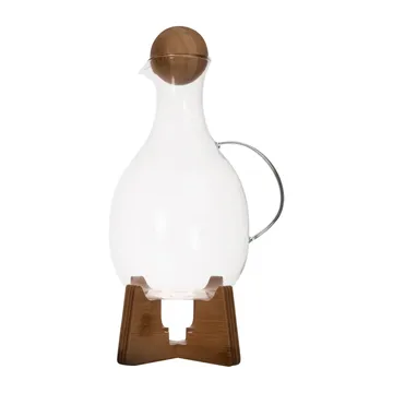 Pichet pour vin chaud avec réchaud Nature 1,8 l - Transparent-marron - Sagaform