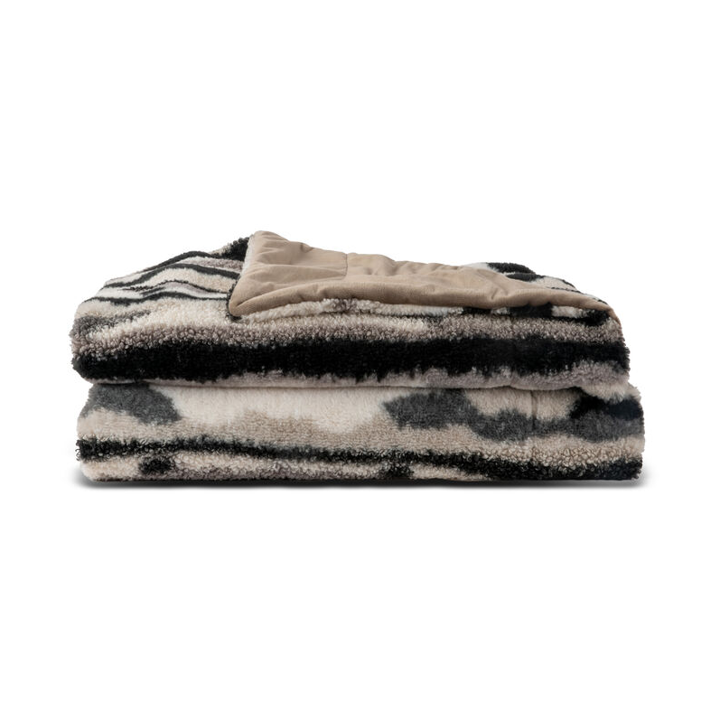 Sagaform Plaid Alba 130x170 cm Gris-noir-blanc | Design Scandinave | Plaids & couvertures en laine | Gris