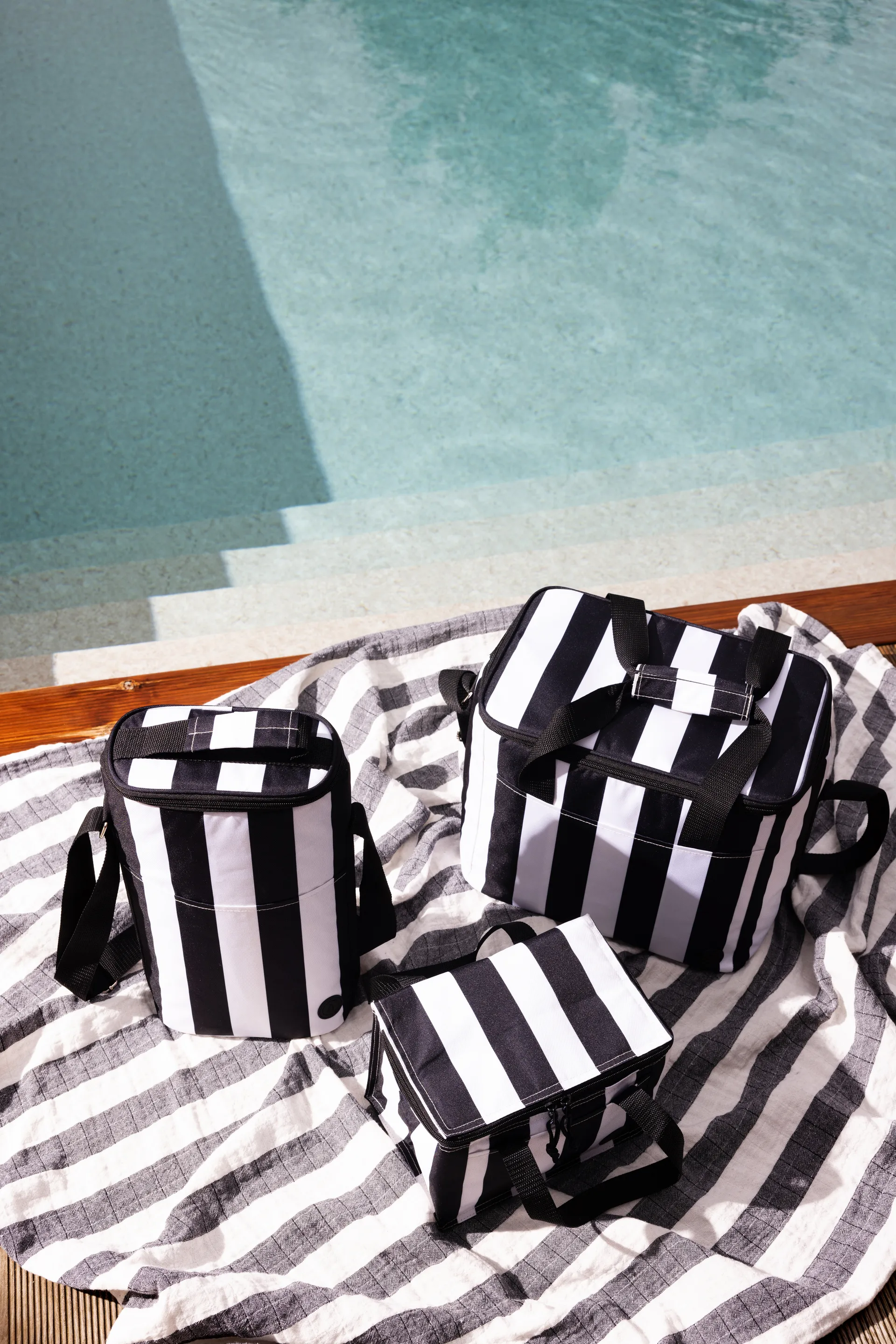 Plaid Emilie 130x170 cm, Noir-blanc Sagaform