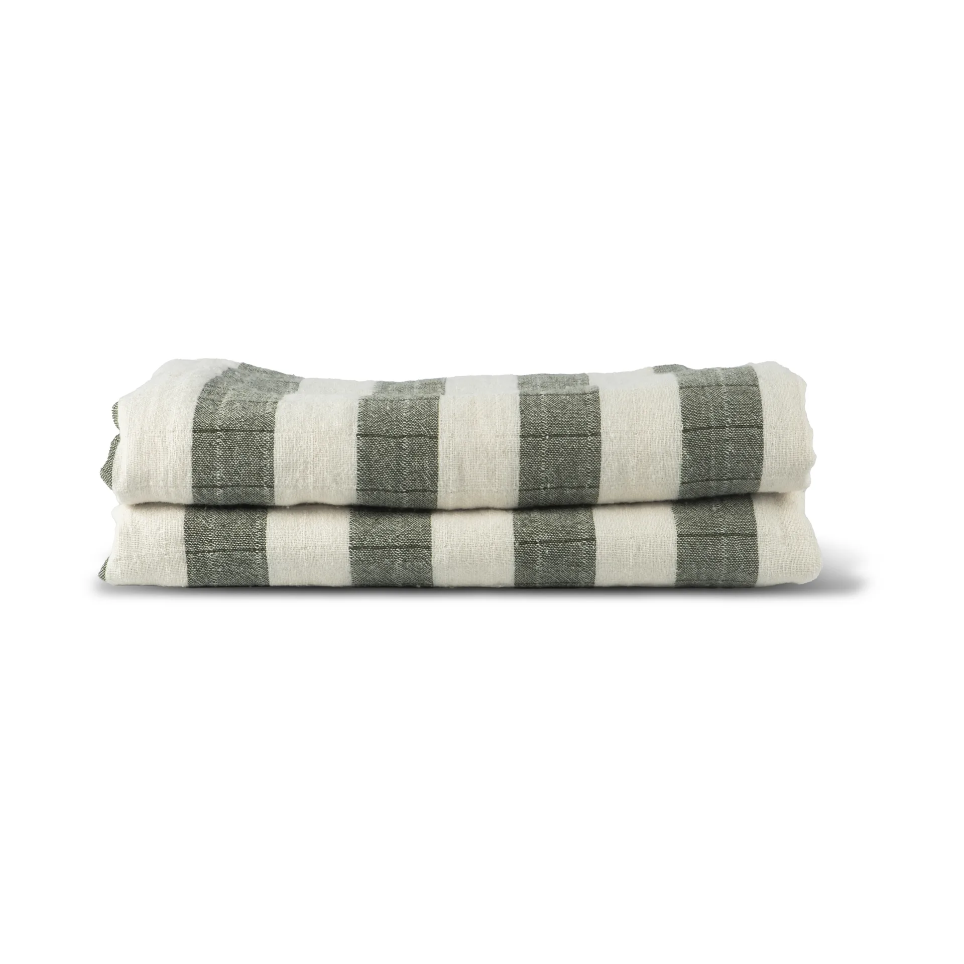 Plaid Emilie 130x170 cm, Vert-blanc Sagaform