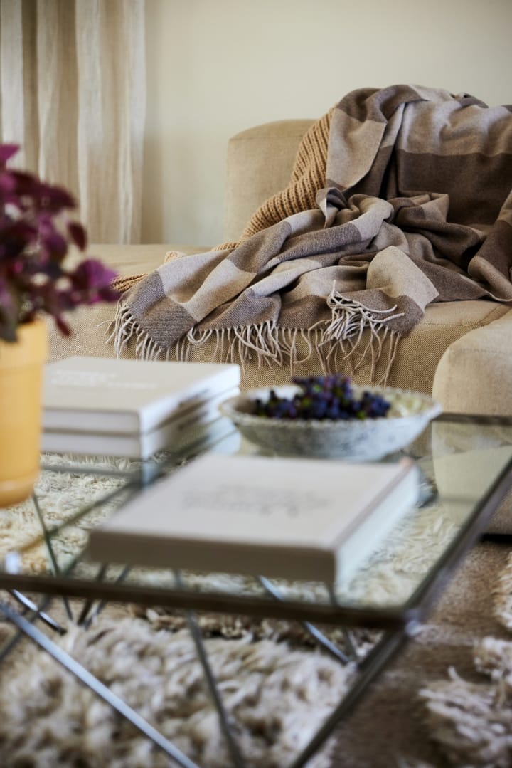 Plaid en laine Ulle, Beige-marron Sagaform