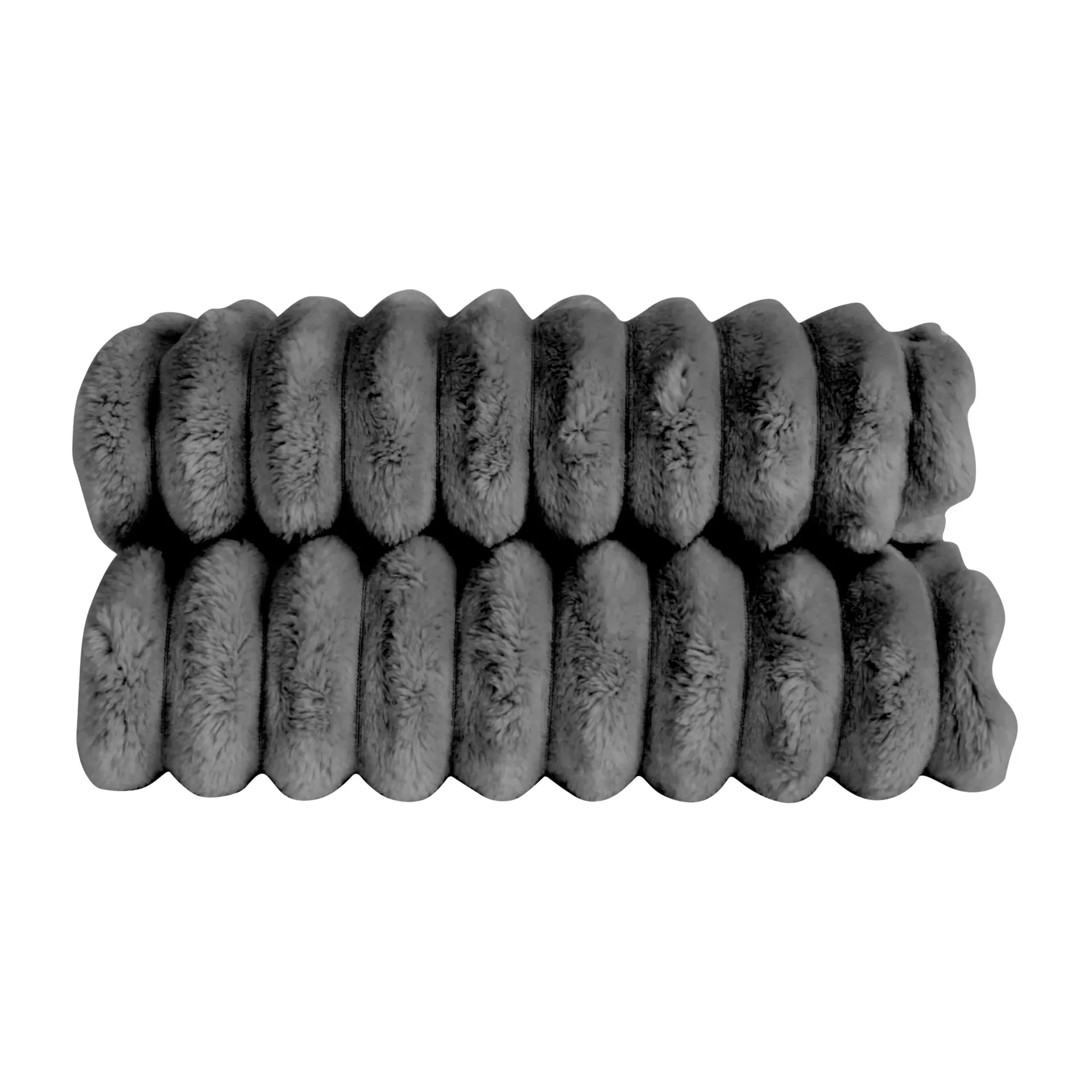 Plaid en polaire Esther, Gris Sagaform