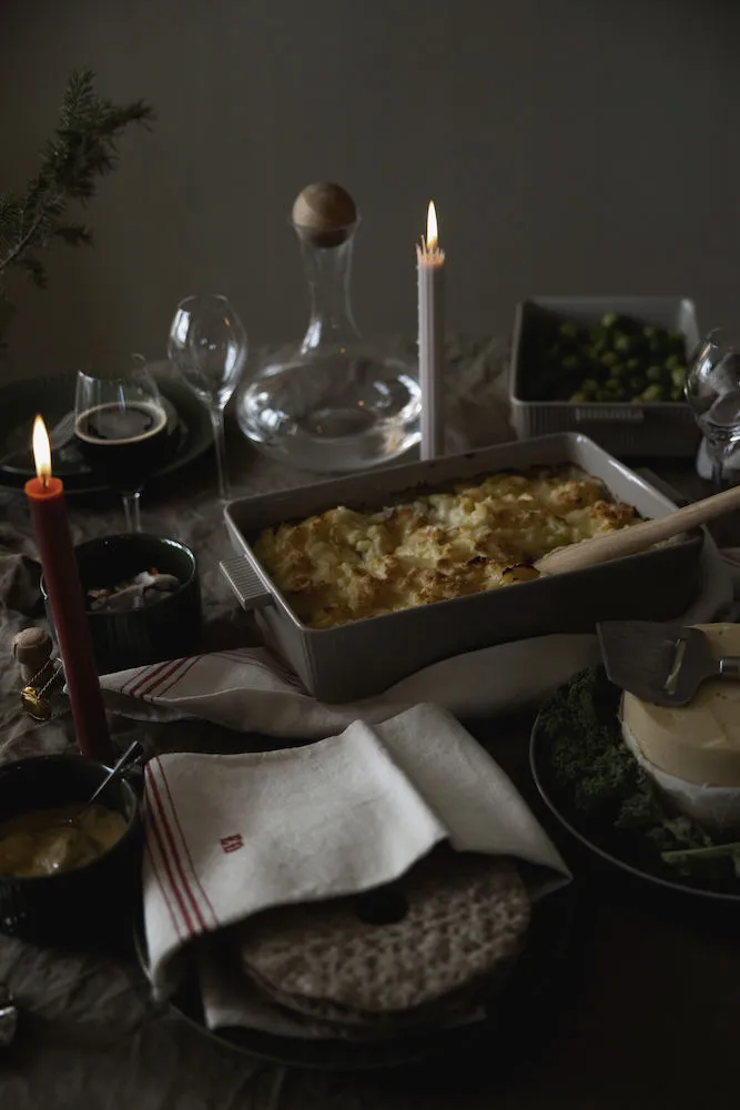 Plat à four Flora beige, 29,5x18,5 cm Sagaform