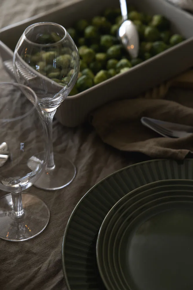 Plat à four Flora beige, 29,5x18,5 cm Sagaform