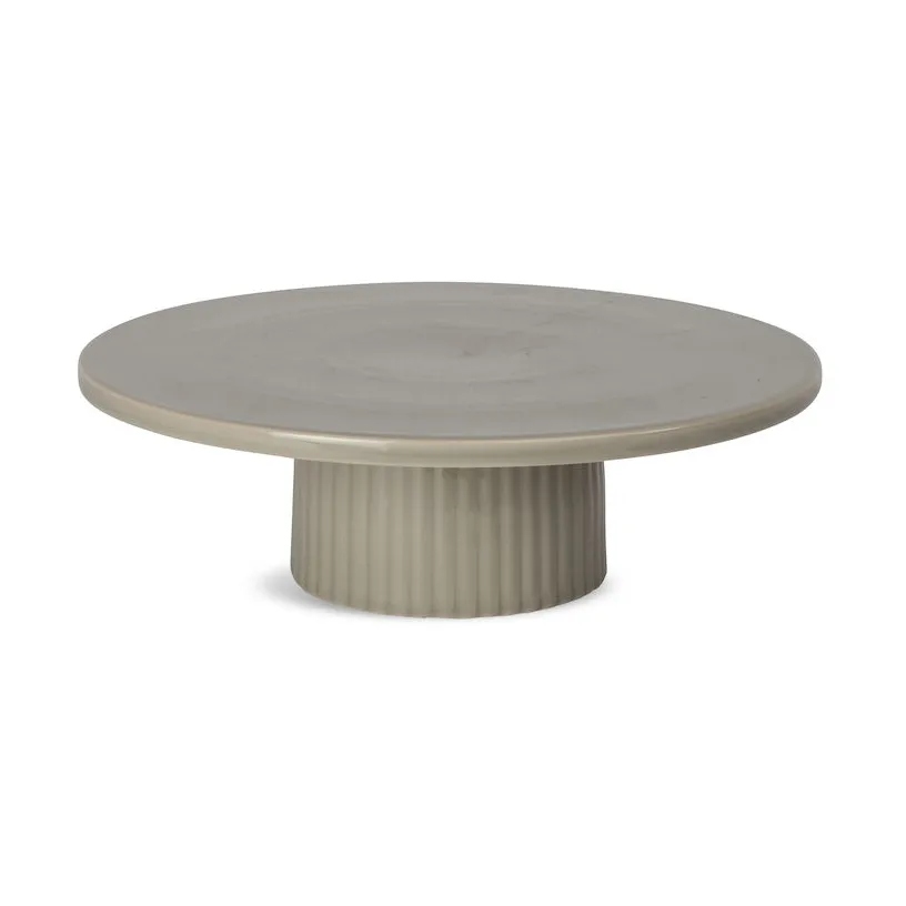 Plat à gâteau Flora Ø25,5 cm, Beige Sagaform