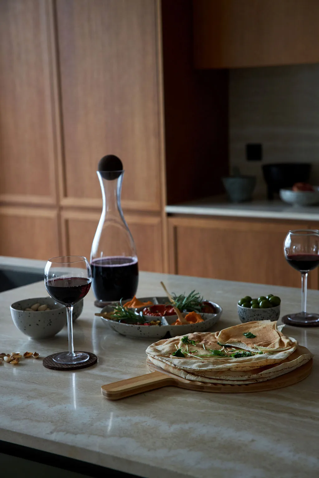 Plat à service Ditte, Gris-noir Sagaform