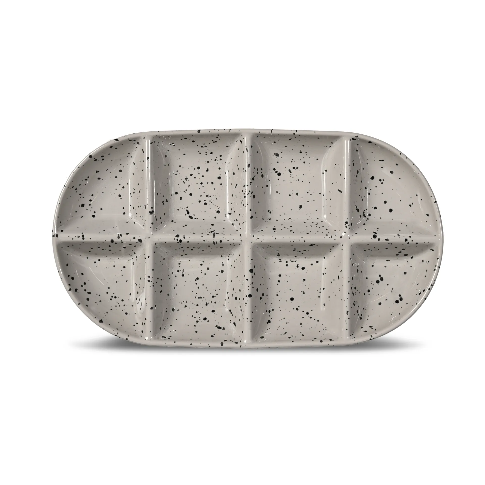 Plat de service grand Ditte 20x36 cm, Gris-noir Sagaform