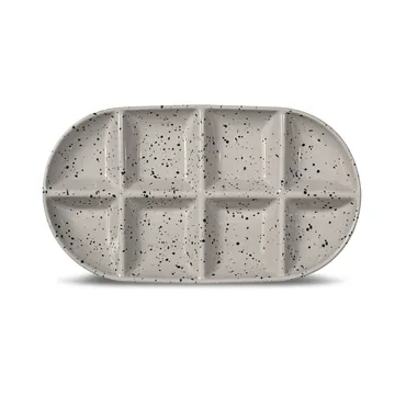 Plat de service grand Ditte 20x36 cm - Gris-noir - Sagaform